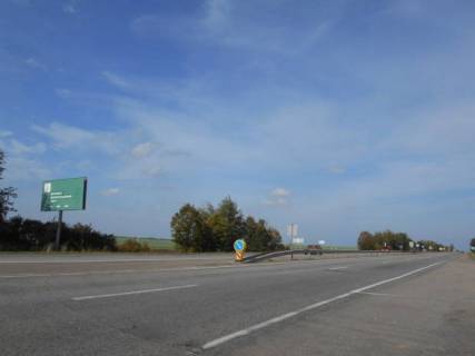 Билборд B на трассах Киевской области, 6х3  траса М-05 Київ-Одеса, км 100+970 право, за 90м до повороту на с. Бикова Гребля фото 1
