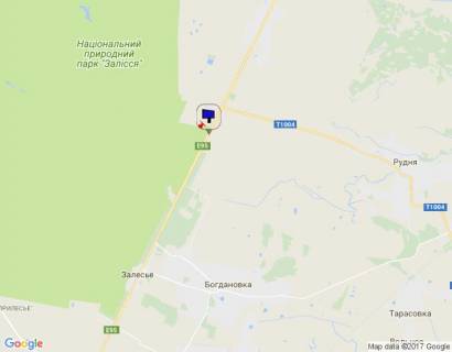 Билборд A на трассах Киевской области, 6х3  с. Нова Богданівка, чернігівська траса, траса М-01 "Київ-Чернігів-Нові Яриловичі", км 49+900 право, за 1.1км до повороту на с. Рудня схема