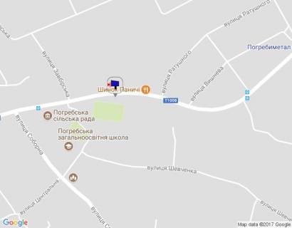 Билборд A в Погребах, 6х3  с. Погреби, вул. Кірова (біля стадіону) схема