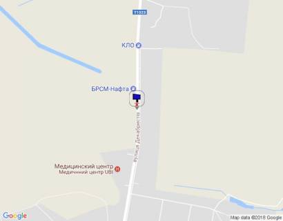 Билборд B в Василькове, 6х3  м. Васильків, вул.Декабристів, навпроти 366, заправка  схема