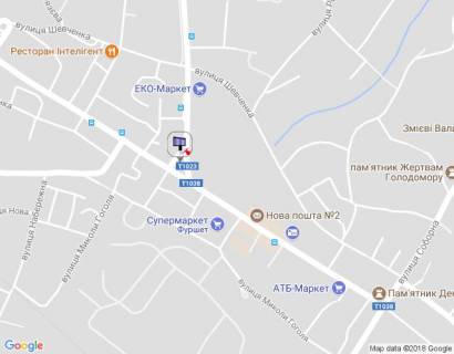 Призматрон, Призма B у Василькові, 6х3  м. Васильків, вул. Декабристів 1-А, перехрестя з вул. Грушевського, клумба, зі сторони вул. Грушевського - 187473 схема
