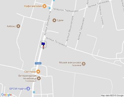 Билборд A в Василькове, 6х3  м. Васильків, вул. Декабристів, 69 схема