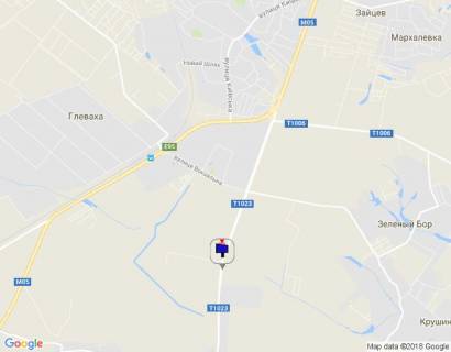 Билборд B в Василькове, 6х3  м. Васильків, вул. Декабристів, виїзд з Василькова післе засипки схема