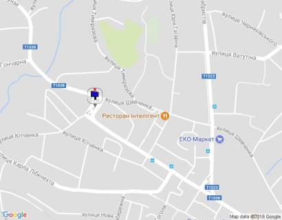 Билборд A в Василькове м. Васильків, вул. Грушевського, 53 схема