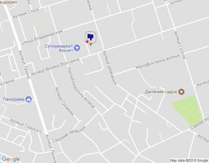 Billboard B in Uman, 6х3  m. Uman', st. Velika Fontanna, 37, bila magazinu Furset, stoanka magazinu Fokstrot, navproti PrivatBanku, za 105m do povorotu na st. Sevcenka, cerez 180m pisla povorotu na st. Respublikans'ka, 2-j vid magazinu Fokstrot scheme