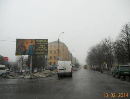 Білборд, Бігборд (Борд)  A у Умані, 6х3  м. Умань, вул. Гайдамацька, навпроти будинку 32, Розвилка з вул. Небесної Сотні, через 50м после повороту на вул. Некрасова, за 140м до повороту на вул. Шмідта Фото 1