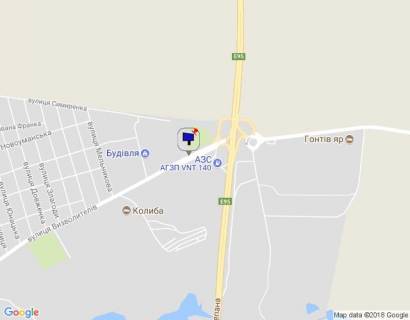Billboard A in Uman, 6х3  m. Uman', st. Vizvoliteliv, cerez 230m pisla viizdu na trasu M-05 (st. Banderi Stepana), za 175m do avtobusnoi zupinki ta 235m do povorotu na st. Pikovec'ka scheme