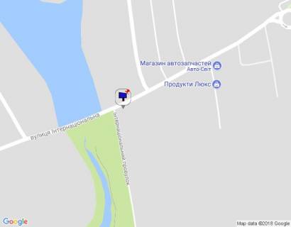 Billboard B in Uman, 6х3   m. Uman', st. Internacional'na, navproti budinku 117, perehresta z Internacional'nim provulkom, pered dambou, cerez 100m pisla povorotu na st. Micurina, 180m pisla povorotu na st. Dokucaeva, 260m pisla avtobusnoi zupinki ta povorotu na st. scheme
