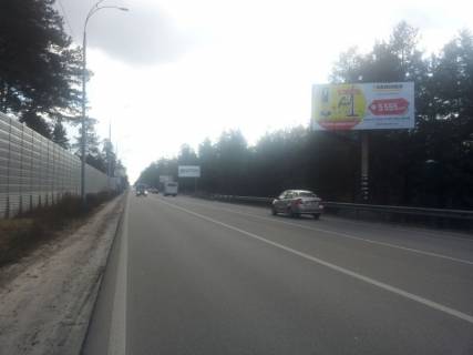 Билборд A в с. Козине Конча-Заспа, траса Р-02, км 29+150 право, котеджне містечко "РОМАНОВО", супермаркет "Wine Time", через 200м після комплексу "Сезони SPA" та ресторану "Giardino" фото 1
