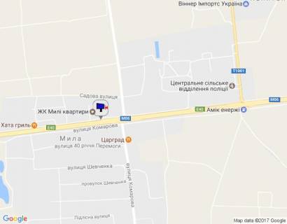 Билборд A в Миле с. Мила, траса М-06 Київ-Чоп (Житомир), км 25+780 право, біля автобусної зупинки, за 400м до магазину "Фора", через 150м після повороту на Дмитрівку схема