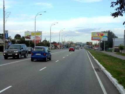 Билборд A в Бровары, 5,9х2,9  м. Бровари, вул. Київська, 80, за 150м до повороту на Красницького повіту вул. (кол. Сєрова) та магазину "Фора" фото 1