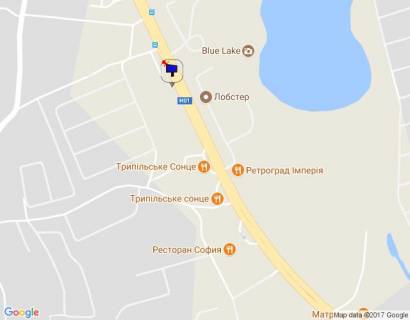 Billboard A in Pidgirtsi, 6х3  Dniprovs'ke sose, trasa N-01 "Kiiv-Znam'anka", km 26+900 pravo, bila restoranu "Tripilla", za 250m do AZS BRSM scheme