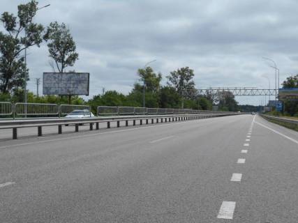 Билборд B в Иванков, 6х3  с. Іванків, харківська траса, траса М-03 "Київ-Харків", км 45+500 ліво, за КПП ДАІ м. Бориспіль, через 150м після АЗС ОККО, за 400м до повороту на вул. Дзержинського фото 1