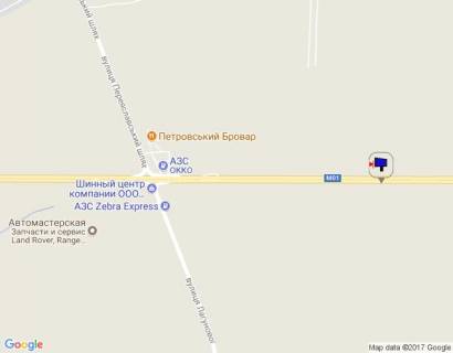 Билборд A в Киеве  Траса М-01 "Київ-Чернігів-Нові Яриловичі", км 24+300 право, об'їзд м. Бровари, через 1км після перетину вул. Переяславський Шлях та вул. Лагунової, ресторану "Петрівський Бровар" та АЗС ОККО, за 1.2км до повороту на трасу Р-03 (Північно-Східний схема