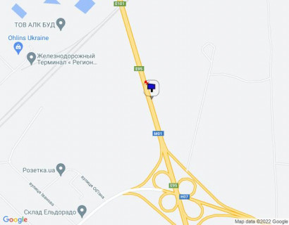 Билборд B на трассах Киевской области, 6х3  Траса М-01 "Київ-Чернігів-Нові Яриловичі", км 32+700 право, об'їзд м. Бровари, за 650м до розв'язки з вул. Гоголівська та автошляхом Н-07 схема