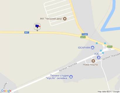 Билборд A в Буче м. Буча, траса М-07, км 24+750 право, вул. Шевченка, виїзд з Гостомеля в Бучу, через 500м після розв'язки Ірпінь-Гостомель-Київ схема