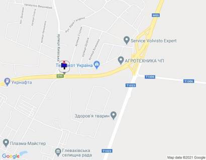 Билборд C в Глевахе, 6х3  смт. Глеваха, траса М-05 Київ-Одеса, км 27+040 право, виїзд з вул. Київська на Одеську трасу, за 150м до автобусної зупинки схема