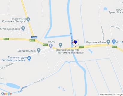Billboard B in Irpin, 6х3  m. Irpin', trasa M-07 "Kiiv-Kovel'", km 23+200 pravo, mist cerez r. Irpinka, viizd z mista, cerez 375m pisla AZS OKKO, za 400m do magazinu ATB, za 450m do magazinu FORA, niz scheme