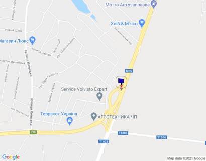 Билборд B в Глевахе, 6х3  смт. Глеваха, траса М-05 Київ-Одеса, км 26+150 право, біля розв'язка на м. Васильків (Рославичі) схема