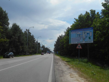 Билборд A в Козине, 6х3  Конча-Заспа, траса Р-01, км 30+750 право, через 100м після комплексу "QUEEN COUNTRY CLUB", за 220м до клініки "VIVA" фото 1