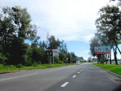 Билборд B в Киеве, 3х6  с. Софіївська Борщагівка, траса Р-04 "Київ-Бишів-Звенигородка", км 2+550 право, вул. Соборна (Леніна), через 400м після ЖК "Софія Клубний", через 550м після ЖК "Софіївський квартал" та ЖК "Софія" фото 1