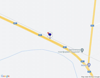 Билборд B на трассах Киевской области, 6х3  Дніпровське шосе, траса Н-01 "Київ-Знам'янка", км 38+300 ліво, за 1км до АЗС Motto та повороту на Р-01 "Київ-Обухів" схема