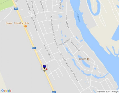 Билборд B в Козине, 6х3  Конча-Заспа, траса Р-01, км 31+250 право, навпроти автобусної зупинки, навпроти котеджного містечка "Хвойний Квартал" схема