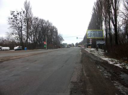 Билборд A в Василькове м. Васильків, вул. Декабристів, в'їзд у м. Васильків зі сторони Києва, перед зупинкою, перед АЗС КЛО фото 1