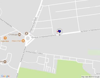 Billboard A in Uman m. Uman', st. Internacional'na, navproti budinku 29, za 420m do povorotu na st. Instituts'ka, cerez 360m pisla rozv'azki z st. Komarova ta st. Kiivs'ka scheme