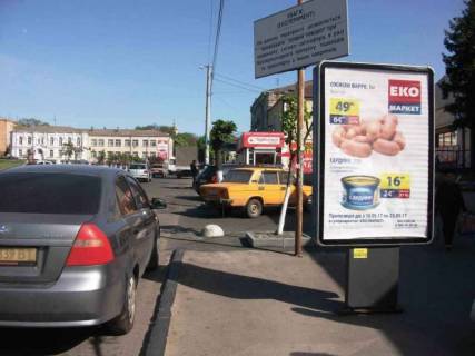 Ситилайт A в Василькове, 1,2х1,8  м. Васильків, вул. Грушевського, 7 (вхід в АТБ маркет) фото 1