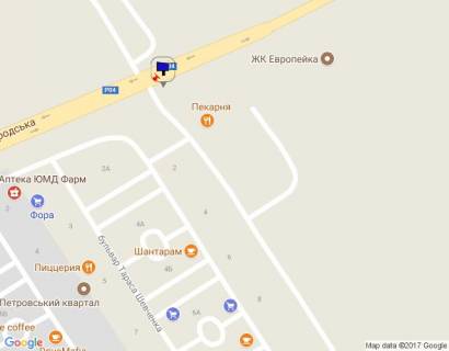 Билборд A в Киеве с. Софіївська Борщагівка, траса Р-04 "Київ-Бишів-Звенигородка", вул. Білогородська, ЖК "Петрівський Квартал", за 220м до ЖК "Європейка", ЖК "Святопетрівський" схема