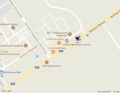 Билборд B в Киеве, 6х3   с. Софіївська Борщагівка, траса Р-04 "Київ-Бишів-Звенигородка", вул. Соборна (Леніна), навпроти  ЖК "Софіївський Квартал", за 50м до автобусної зупинки, за 120м до повороту на вул. Академіка Шалімова, ЖК "Барселона" та ЖК "Данія", через 120м після схема