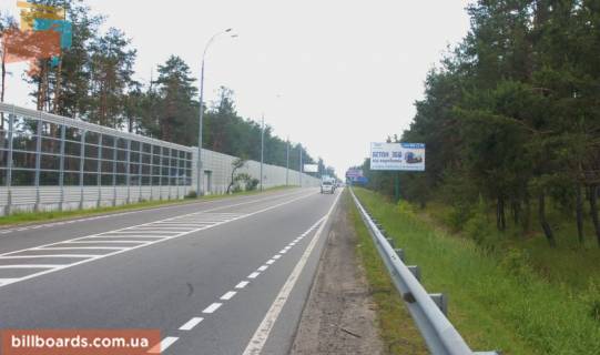 Білборд, Бігборд (Борд)  A у с. Козине, 6х3  Конча-Заспа, траса Р-02, км 29 + 100 право, котедж. містечко "РОМАНОВО", комплекс "Сезони SPA", ресторан "Giardino", супермаркет "Wine Time" Фото 1