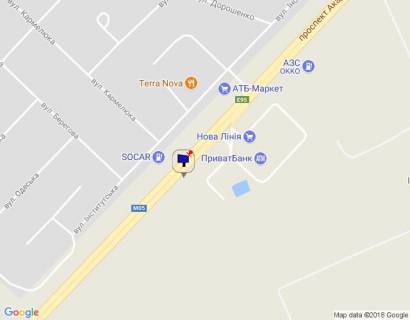 Билборд B в Киеве, 6х6  с. Гатне, траса М-05 Київ-Одеса, км 14+120 ліво, заїзд до Нової Лінії, навпроти АЗС SOCAR, верх схема