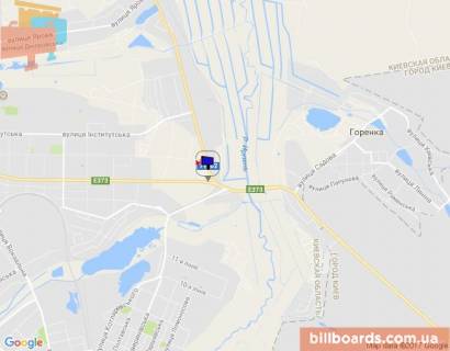 Билборд B в Буче, 6х3  м. Буча, траса М-07 "Київ-Ковель", км 24+100 право, вул. Шевченка, ЖК "Авіатор", напрямок з Бучі, в'їзд в Гостомель, за 100м до повороту на Ірпінь, низ схема