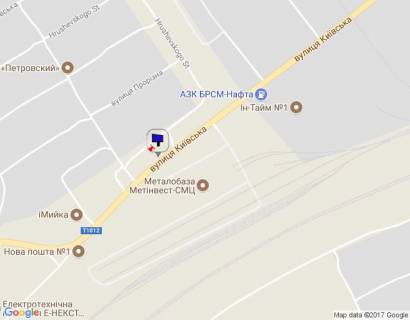 Billboard B in Vishnev, 6х3  m. Visneve, st. Kiivs'ka, 20, za 280m do AZS BRSM, za 100m do metalobazi Metinvest, cerez 80m pisla povorotu na st. Prorizna, cerez 500m pisla rozv'azki na s. Svatopetrivs'ke scheme