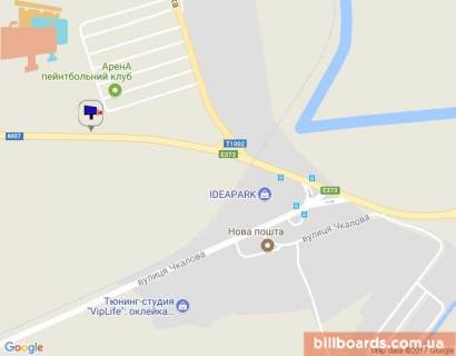 Билборд A в Буче, 6х3  м. Буча, траса М-07 "Київ-Ковель", км 24+600 право, вул. Шевченка, заїзд до ЖК "Авіатор", виїзд з Ірпіня, Гостомеля в Бучу, низ схема