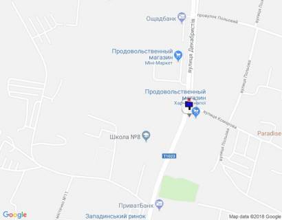 Білборд, Бігборд (Борд)  B у Василькові, 6х3  м. Васильків, вул. Дерабристів, навпроти 145 схема