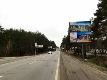 Билборд A в Буче, 6х3  м. Буча, траса М-07 "Київ-Ковель", км 25+100 право, вул. Шевченка, в'їзд в Бучу, ЖК "Парк Таун", навпроти офісу ЖК "На Прорізній", верх фото 1