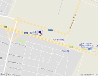 Билборд A в Киеве Бориспільська траса, М 03 км 32+300 ліво , с. Гора, перед АЗС ШЕЛЛ, перед разв'язкою Гора-Чубинське схема