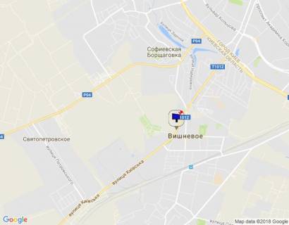 Білборд, Бігборд (Борд)  A у Вишневе, 6х3  м. Вишневе, вул.Київська, навпроти №1, перед поворотом на вул. Європейська схема