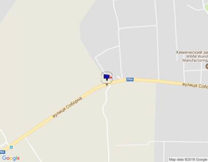 Билборд B в Киеве c. Софіївська Борщагівка, траса Р-04 "Київ-Бишів-Звенигородка", км 2+500 ліво, вул. Соборна (Леніна), за 450м до ЖК "Софія Клубний", за 600м до ЖК "Софіївський квартал" та ЖК "Софія" схема