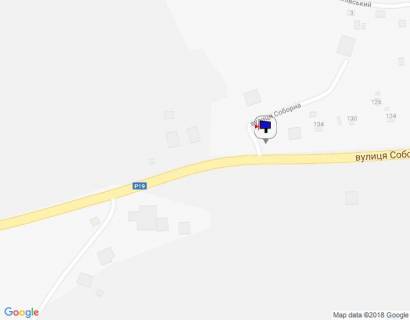Билборд B в Василькове, 12х3  м. Васильків, вул. Соборна, 134 схема