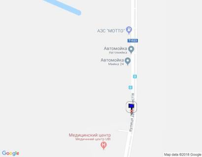 Білборд, Бігборд (Борд)  B у Василькові, 6х3  м. Васильків, вул. Декабристів, навпроти 344, перед АЗС МОТТО, після медичного центра UBI схема