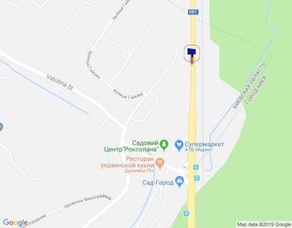 Билборд B в Лесниках (Киевской обл), 6х3  Дніпровське шосе, траса Н-01 "Київ-Знам'янка", км 20+450 право, через 350м після повороту на с. Лісники, низ схема