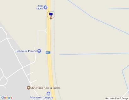 Билборд A в Киеве шосе Дніпровське (шосе Дніпропетровське), траса Н-01 "Київ-Знам'янка", км 22+700 ліво схема