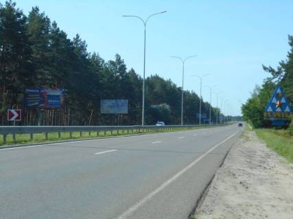 Billboard B in Vishgorod, 6х3  m. Visgorod, trasa R-69 "Kiiv-Visgorod-Desna", km 18+400 pravo, v'izd v Kiiv z boku Visgoroda, Novih Petrivciv Photo 1