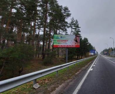 Білборд B у с. Козине Конча-Заспа, траса Р-02, км 29+100 право, котедж. містечко "РОМАНОВО", комплекс "Сезони SPA", ресторан "Giardino", супермаркет "Wine Time" Фото 1