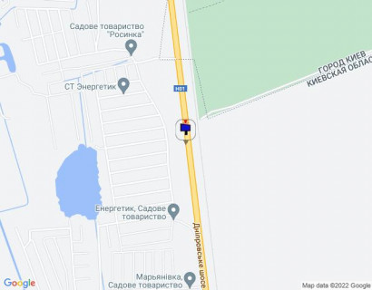 Билборд A на трассах Киевской области, 6х3  Дніпровське шосе, траса Н-01 "Київ-Знам'янка", км 32+000 право схема