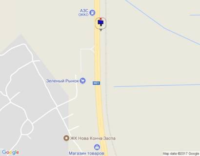 Билборд B в Ходосовке, 6х3  Дніпровське шосе, траса Н-01 "Київ-Знам'янка", км 22+700 ліво схема
